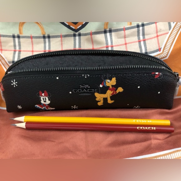 Coach X Disney  Pencil Case +2 Coach Pencils - Picture 4 of 9